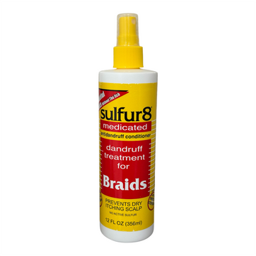 Sulfur 8 Dandruff Treatment Spray for Braids 12 oz RELIEVES SCALP ITCHING