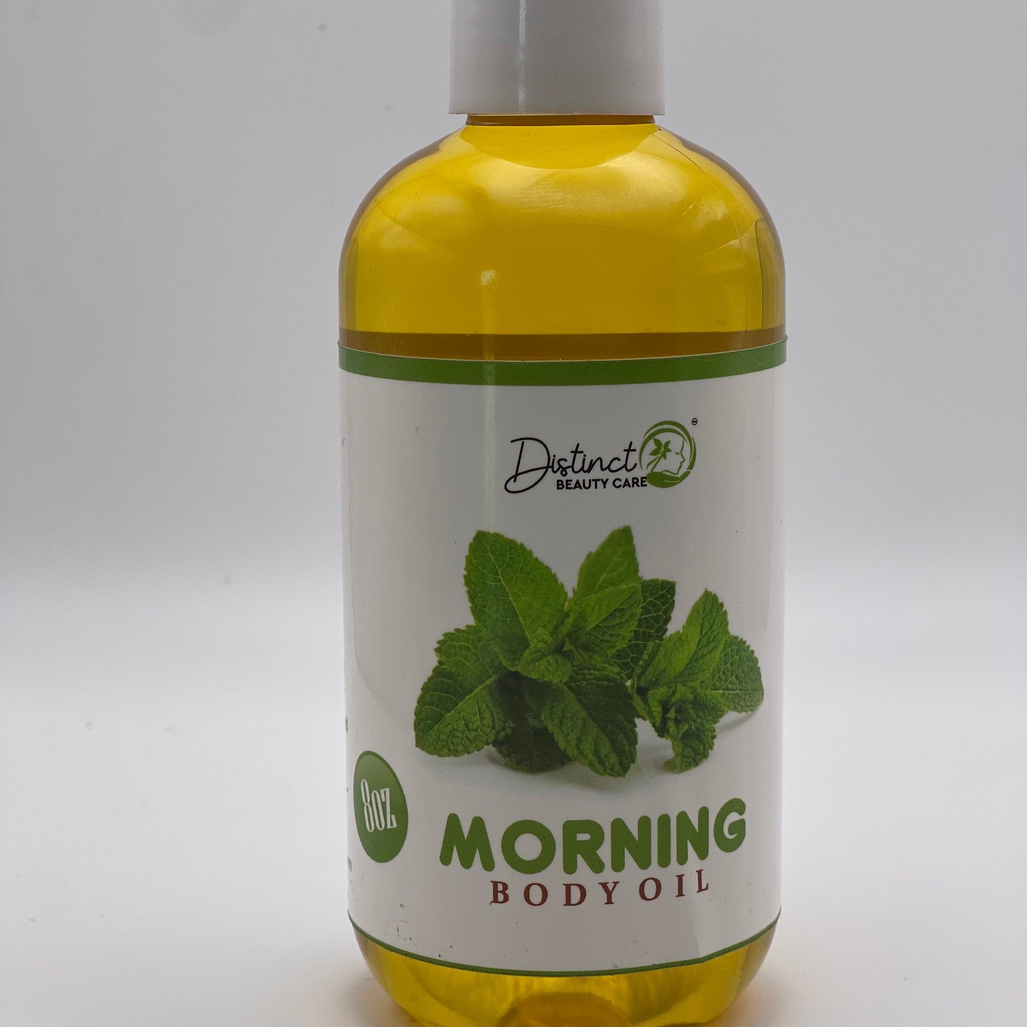 Morning Body Oil Skin Moisturizer Natural Ingredients Spearmint Scented