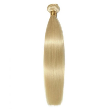 613 Blonde Straight Extension Bundle *100% Human Hair 100 grams Sew In Color Dye Bleach Perm Safe